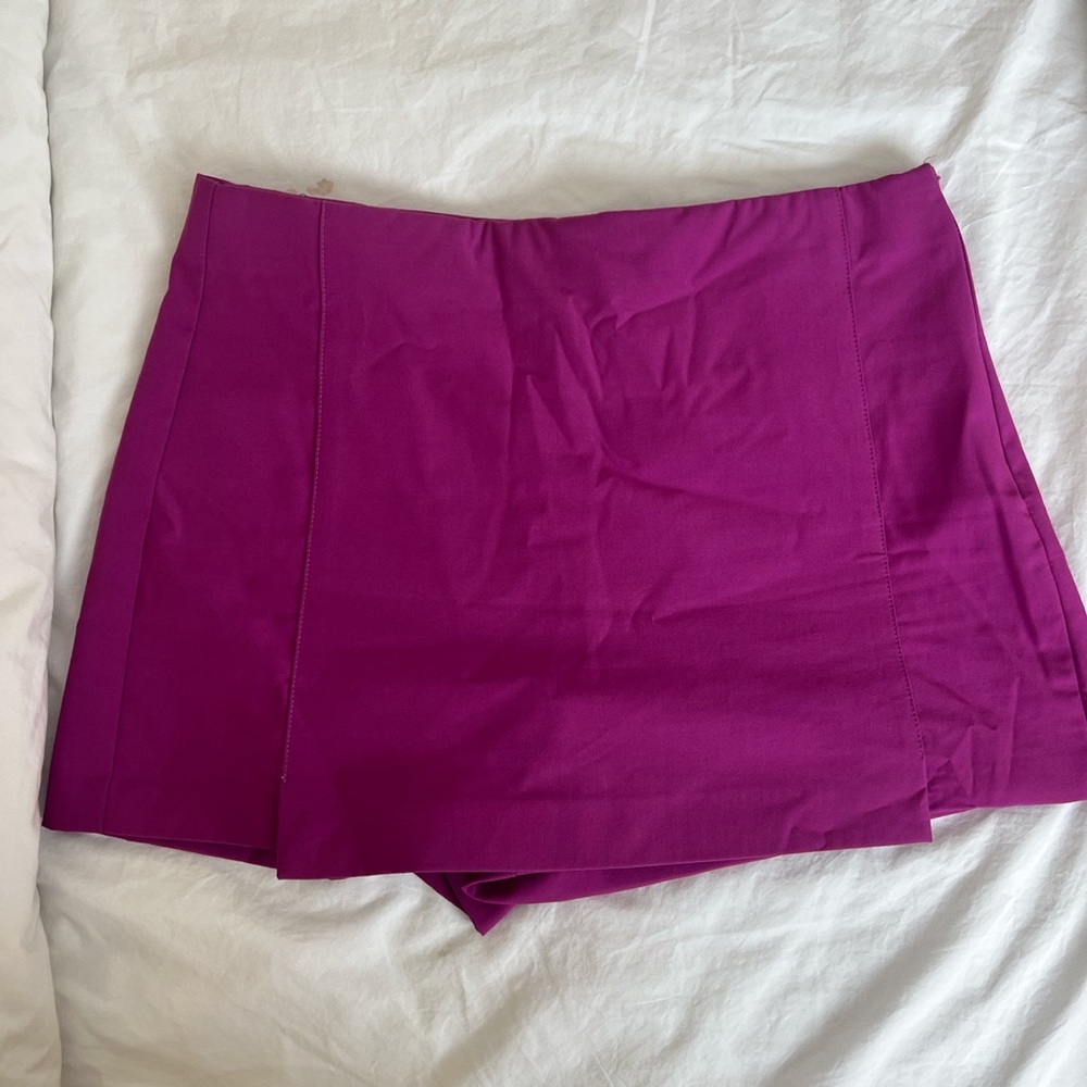 Zara purple magenta mini skort